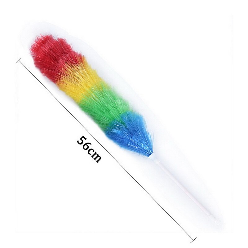 Soft Microfiber Cleaning Duster Dust Cleaner Handvat Veer Statische Anti Magic Household Cleaning Tools: multicolor