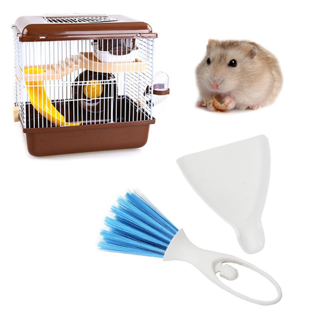 Hundebørste fækal multifunktion lille kost børste støvsuger sæt kæledyr hamster rengøringsværktøj børn legetøj