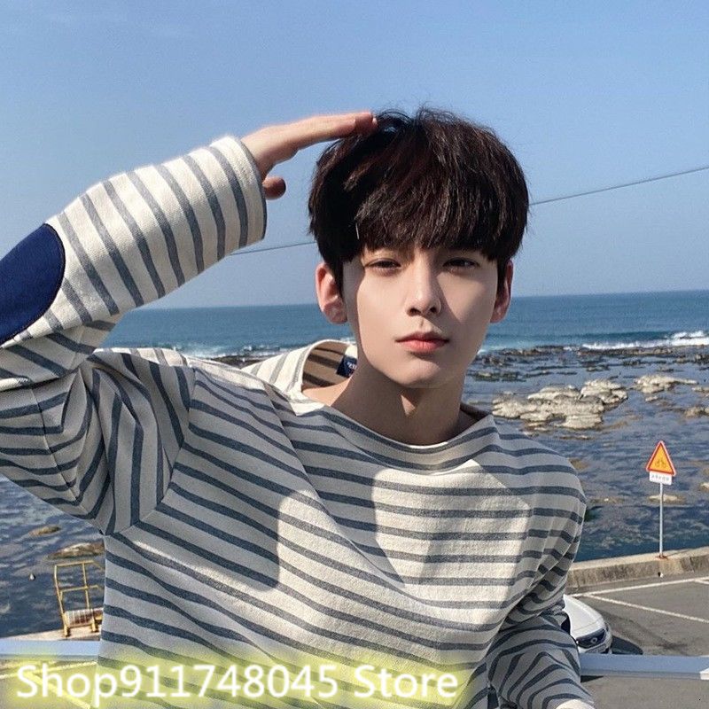 *ZFT* Wig male short hair Korean style handsome nvisible seamless natural fluffy man chemical fiber short hair wig cover