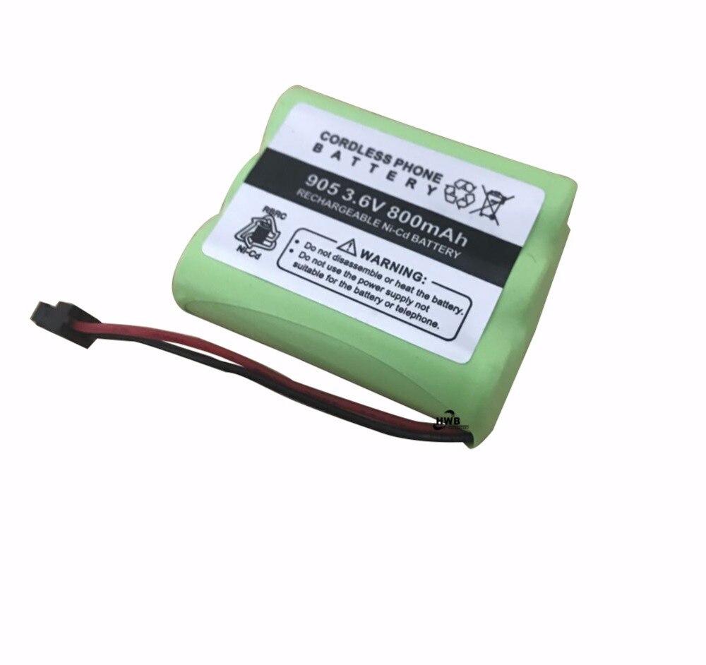 Cordless Phone Replacement Battery BT-905 800mAh 3.6v Ni-cd Battery For KX-A36 P-P501 AE-255 B300 ATT-3AAB BT-800 P-P5