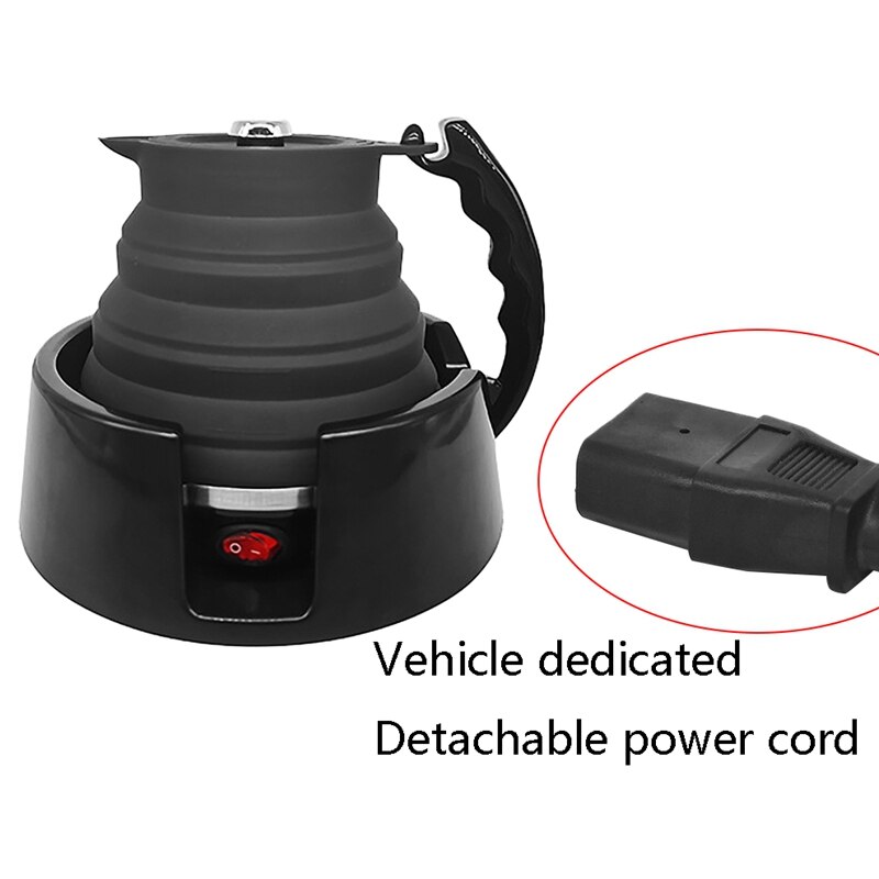 24v bærbar bilvarmekop 450ml bil kogende krus køretøj elkedel kaffe / te / mælk bil rejse til lastbil vinter