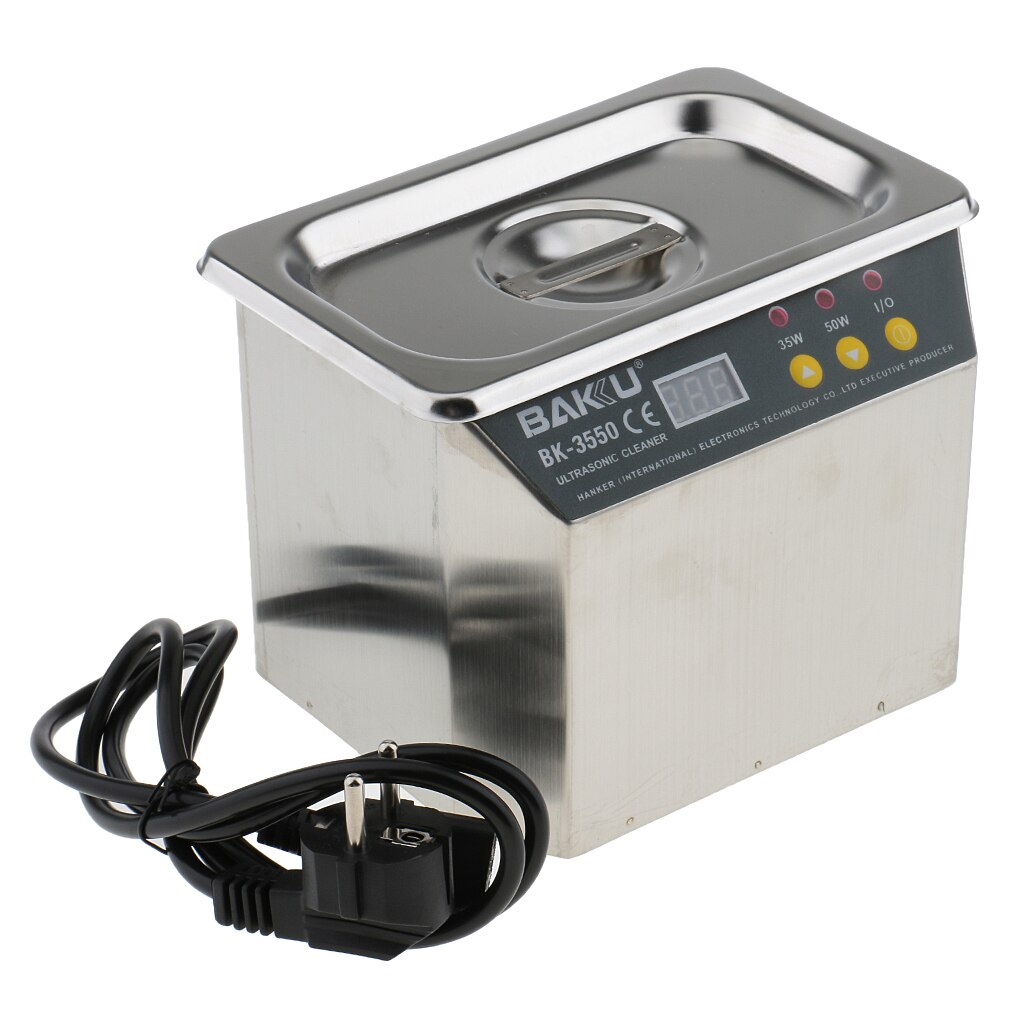 CE Approved Digital Ultrasonic Cleaner Cleaning Machine for Jewelry Watch Denture Electronic Parts - 40KHz 35/50W