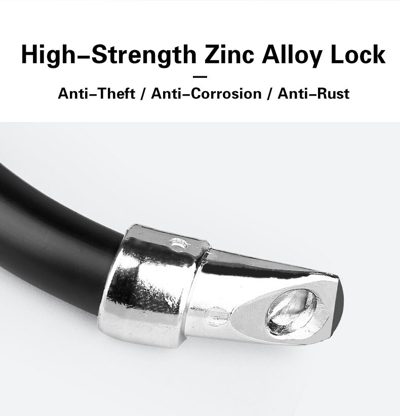 Mini Locks Chains And Locks 2 buttons Portable Zinc Alloy Mountain Bike Ring Lock Anti-theft Lock Bicycle Road Bike Safety lock