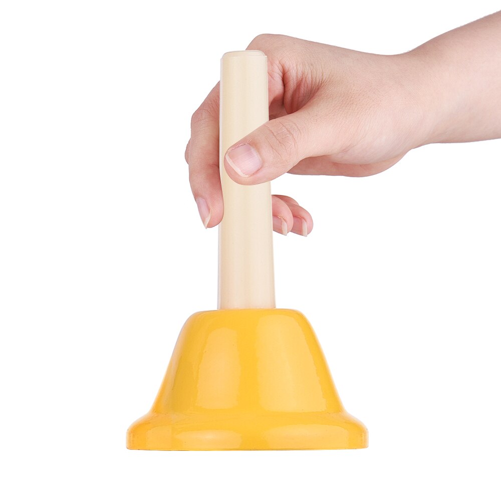 8pcs Colorful Handbell 8 Note Diatonic Metal Hand Bells Set Tinkle Bells Percussion Instrument Kids Children Learning Teaching