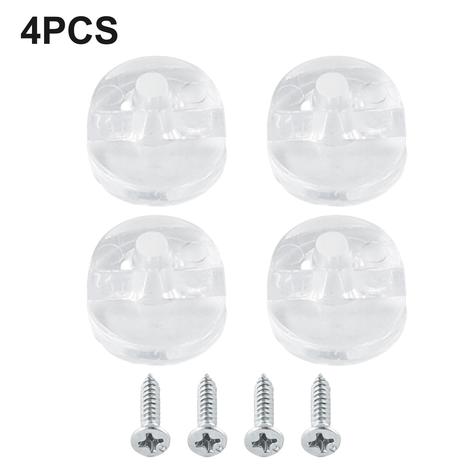 Abrazadera de vidrio para espejo de baño, Clips de montaje, Kit de fijación de espejo de pared, soporte de estante con tornillos de fijación, Hardware