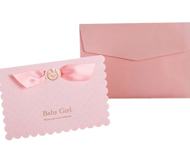 [velkommen baby] 1 stk pink & tiffany blå folde fødselsdag, bjørnebil bryllup til pige & dreng kort: Cw5301-1