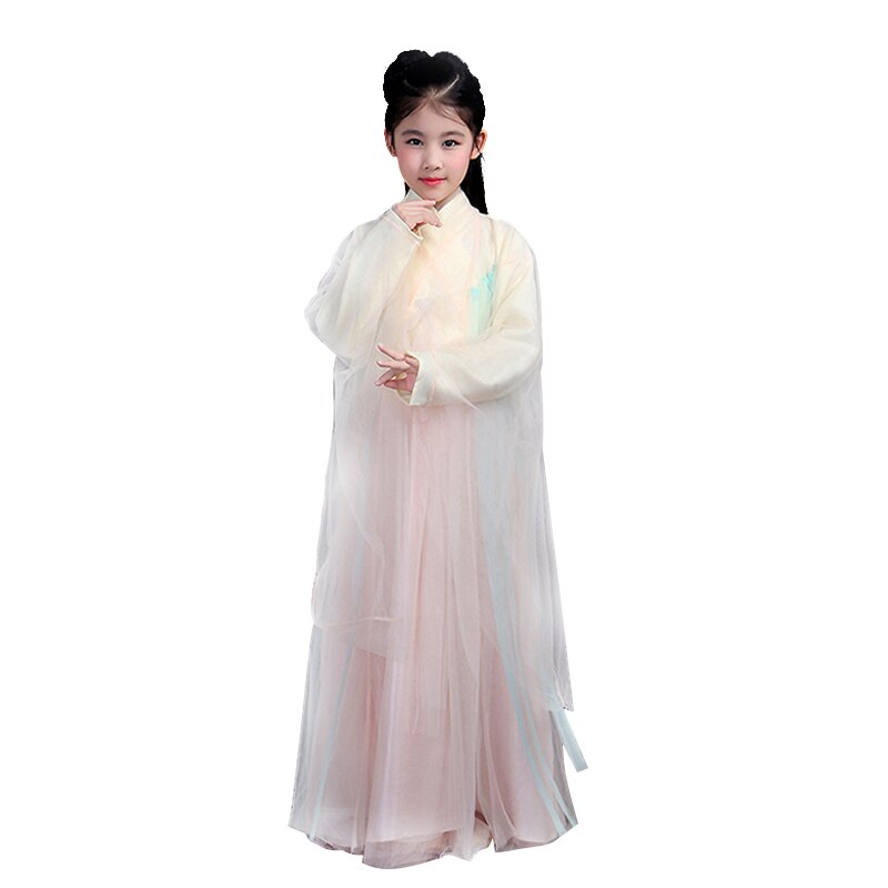 Trajes chinos de baile tradicionales para niñas, ópera antigua dinastía tang han ming hanfu, vestido infantil, ropa de danza folclórica para niños: height 120cm