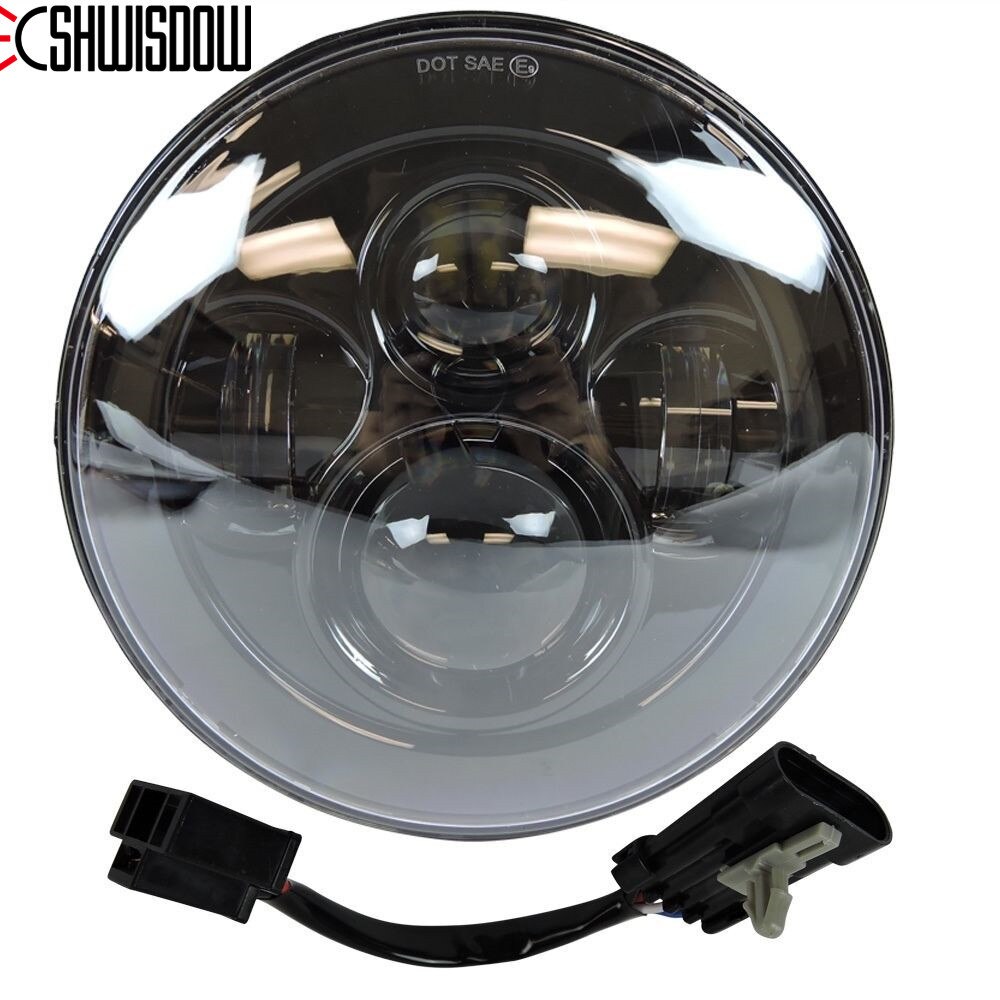 Ajovalo 7 tuuman moottoripyörän osiin 7 "led -moottorivalot 4.5 " 4 1/2 tuuman lähivalot perinteiseen softail -klassikkoon