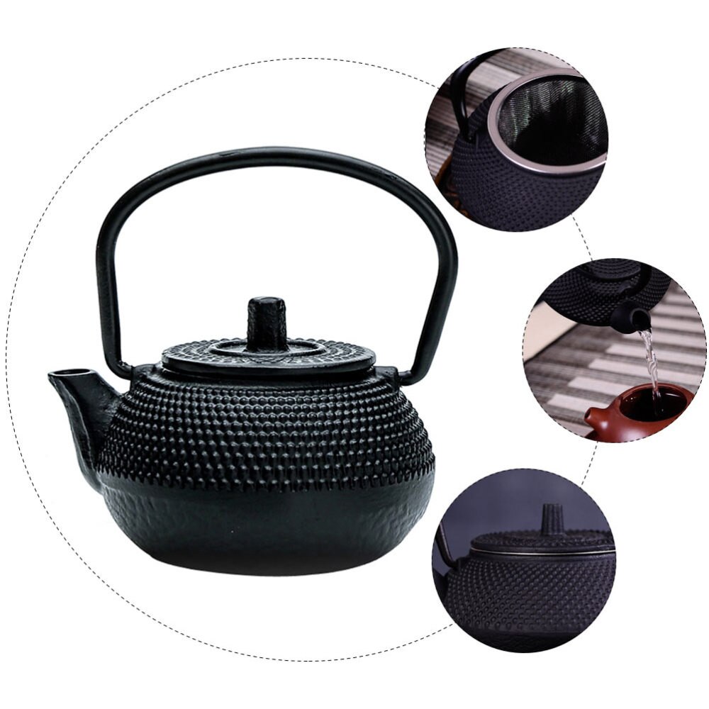 Ultra Small Cast Iron Tea Kettle Teapot Teakettle Decoration Ornament Adornment