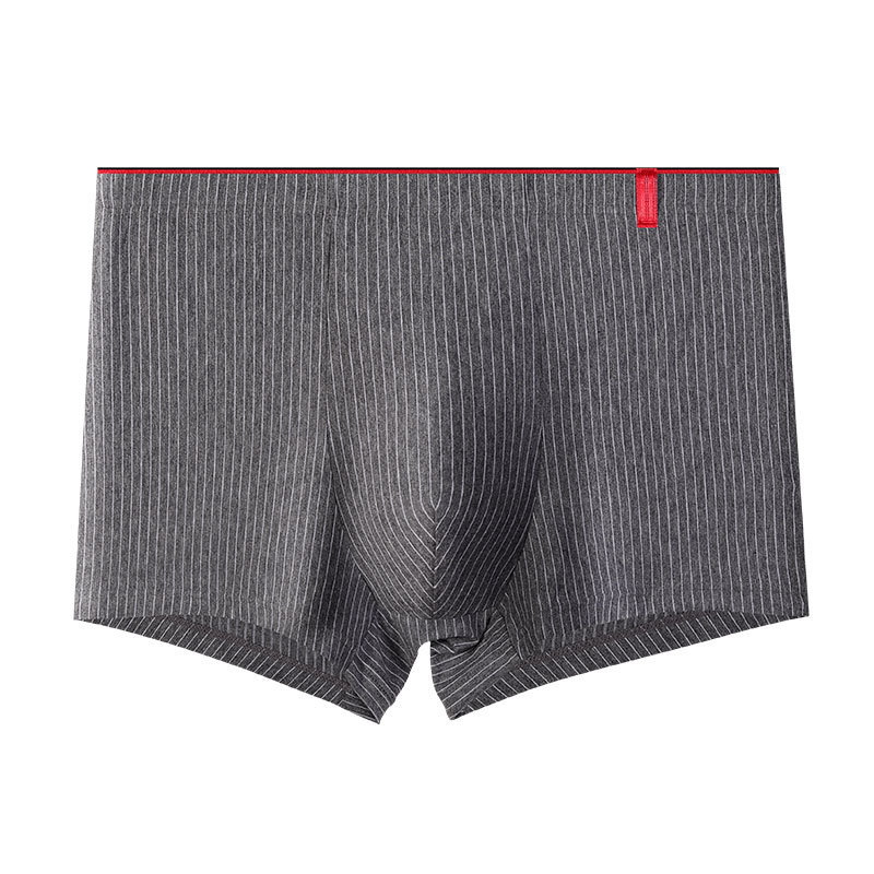 Calzoncillos Bóxer a rayas para hombre, ropa interior Sexy, de talla grande, L-4XL: XXXL / Azul cielo