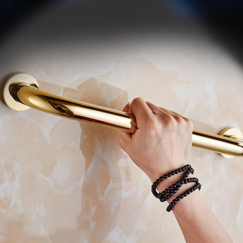 Bathroom armrest brass bathroom handle bathtub armrest handrail Grab Bar Gold Hand bar Safety bar