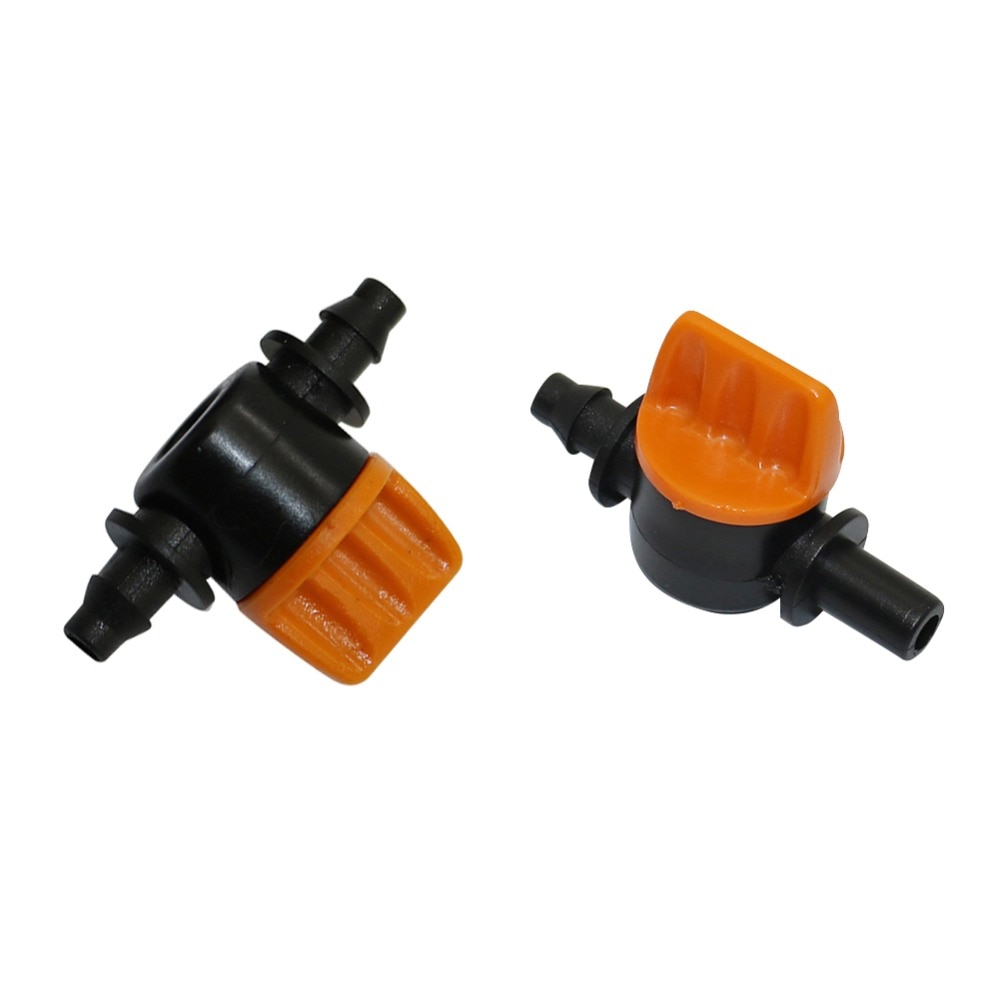 Mini water flow switch Flow Control valve Agriculture Industrial Irrigation Plumbing DIY Flow Switch Stop Valve 10 Pcs