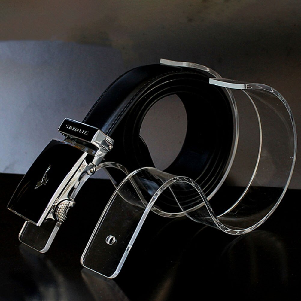 Présentoirs à ceinture en acrylique, 3 pièces, supports de rangement exquis
