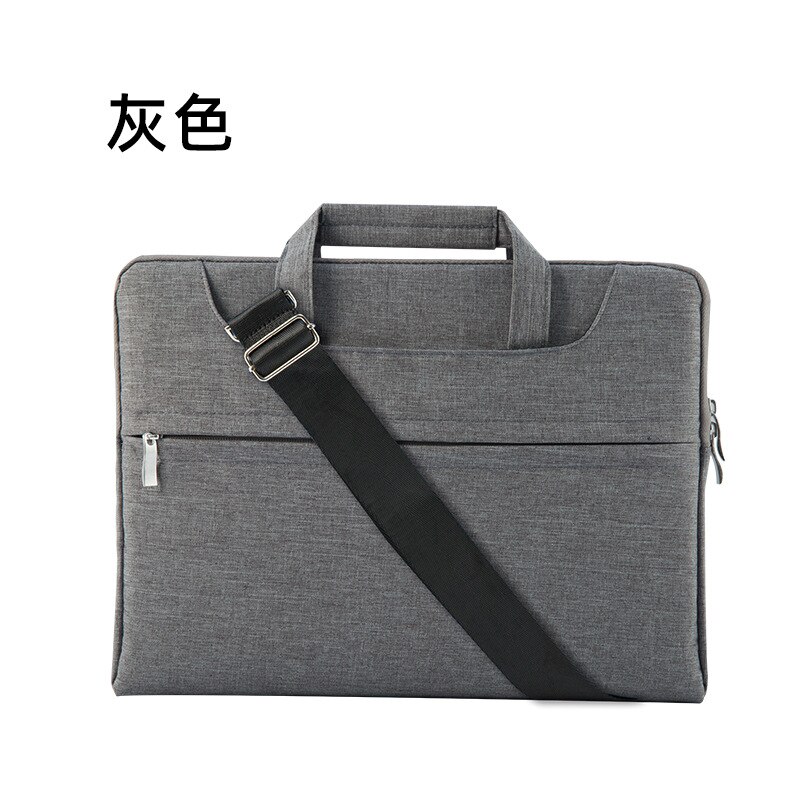 Bolso de hombro para ordenador portátil, bolso de oficina, bolso de cuero para ordenador portátil, Bolsa lateral para hombre: 5 11inch