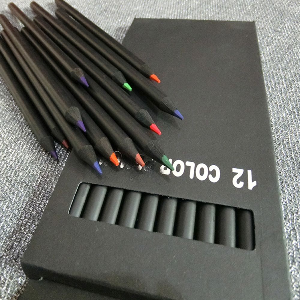 12Pcs Charcoal Pencil Colorful Sketch Drawing For Artist Sketching Drawing Set: Default Title