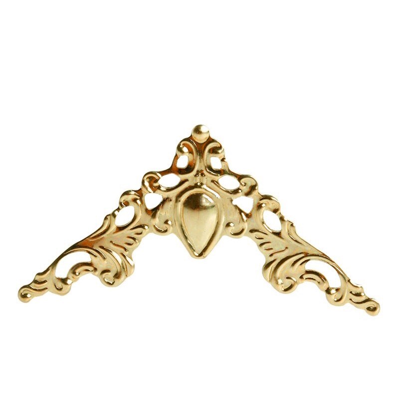 10 Stks/partij Metalen Hoek Beugels Goud Brons Kleur 40Mm Hoek Beugels Voor Fotolijst Meubels Hoek Protector Decoratieve: B