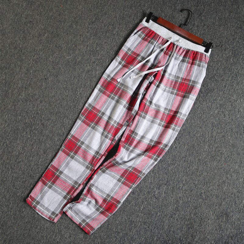 Ladies trousers Cotton Plaid trousers