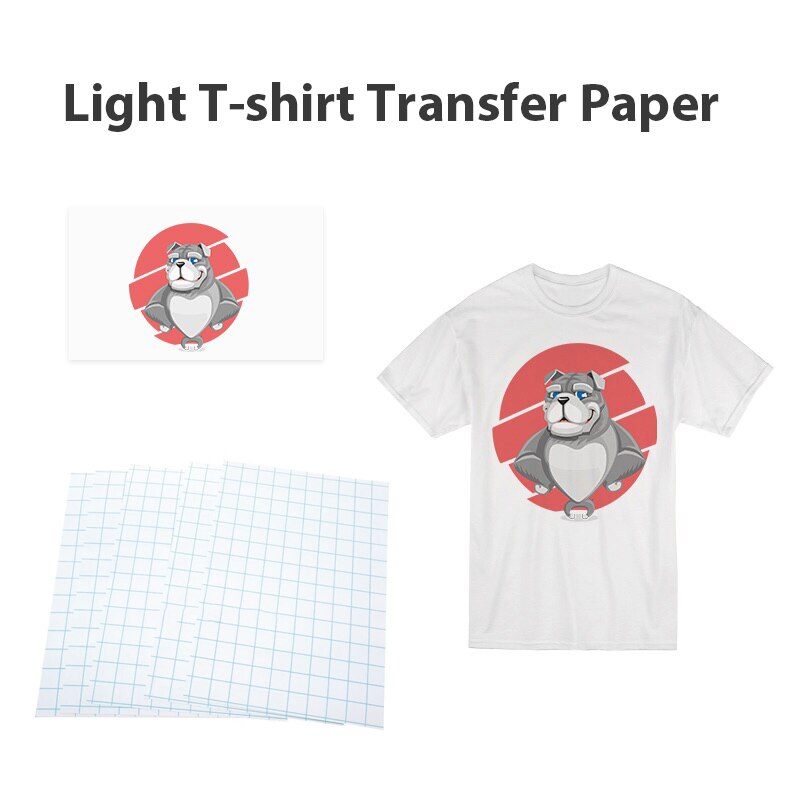 0 pces ferro-no papel de transferência térmica imprimível para pano escuro ou claro cor tecido algodão vestuário traçando papel diy ferramentas 1