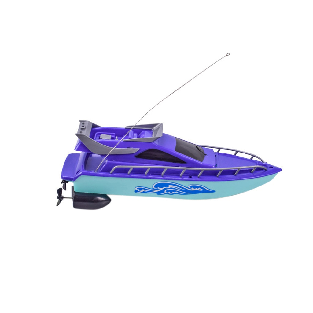 Twin Motor High Speed Electric Boat Plastic Launch Children RC Toys Speedboat Water Play For Kids