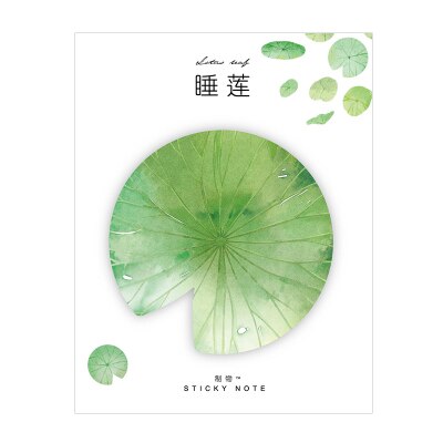 30Pcs Mini Simulatie Natuurlijke Plant Blad Notitie Memo Pad Note Planner Sticker Japanse Briefpapier School Kantoorbenodigdheden: 3