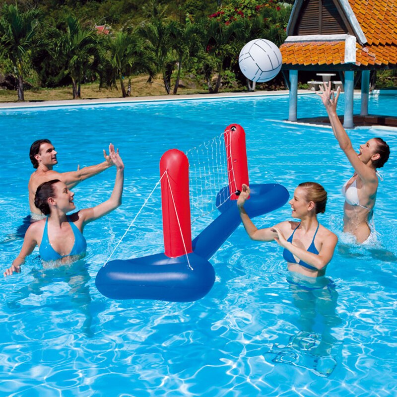 PVC gonflable eau flottant volley-ball filet adultes enfants piscine divertissement amusant jouet volley-ball jeu Sports nautiques