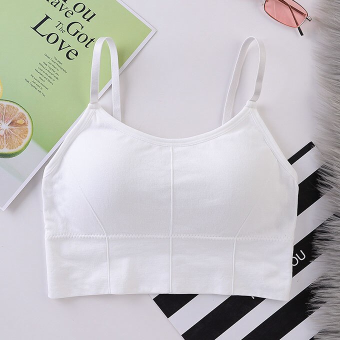 Sujetador deportivo transpirable para mujer, ropa interior antisudor a prueba de golpes, chaleco sin tirantes para Yoga, gimnasio atlético, correr, Fitness, última novedad H02: Blanco