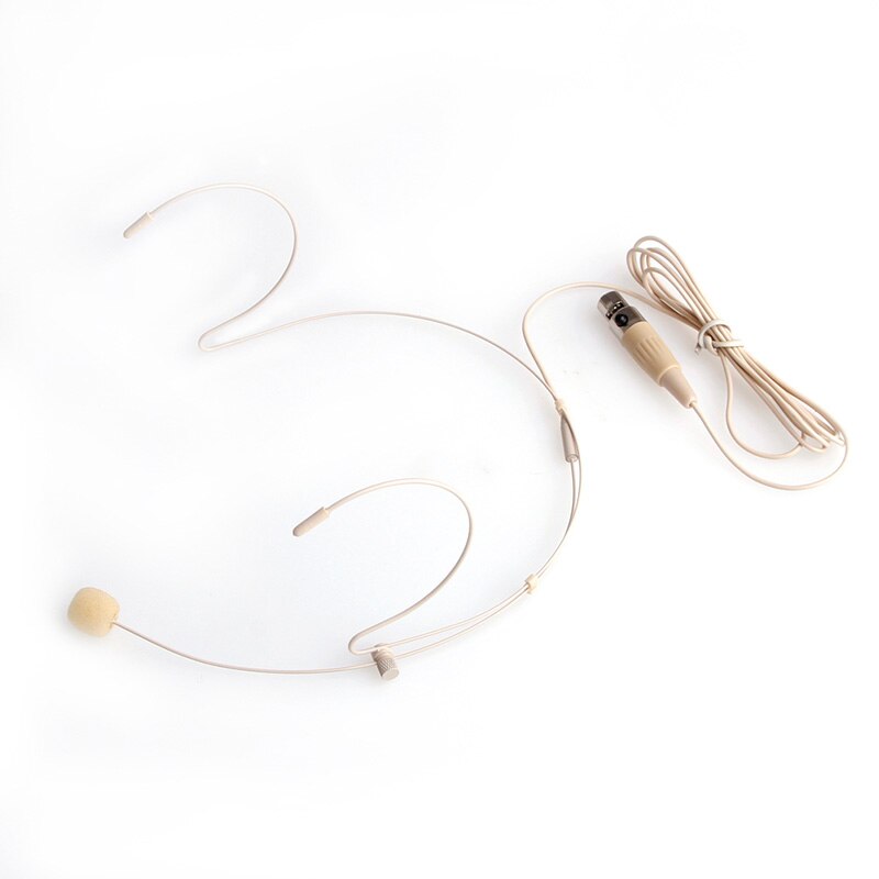 Pro dual ear hook mic headset hoofdmicrofoon voor shure all xlr 3 pin  ta3f