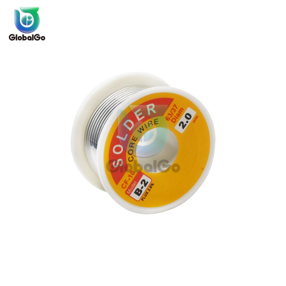 100G 2Mm Tin Tin Lead Wire Melt Rosin Core Soldeer Soldeer Wire Roll No-Clean Tool