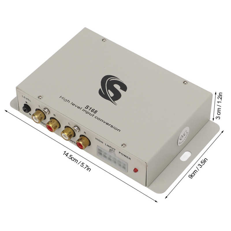 Voice Frequency Line Converter Line Output Converter REM Function IC Circuit 2 in 4 Out for Automobile