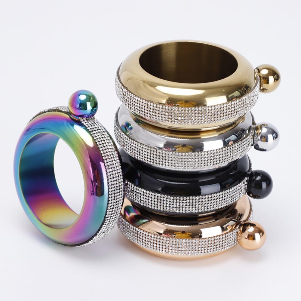 Convenient Wine Flask Five Colors Wine Pot Easy to Carry Rust-resistant Bracelet Wine Pot