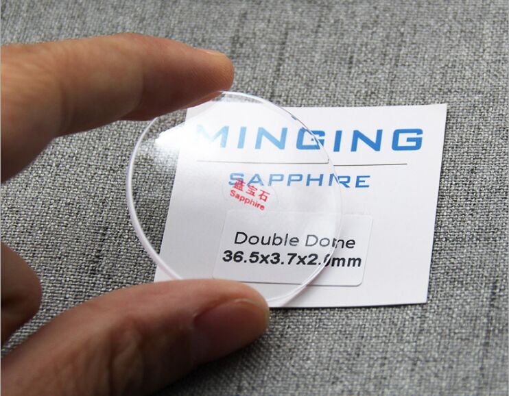2.0mm Thick Double Dome Concave Sapphire Crystal for Watch Repair