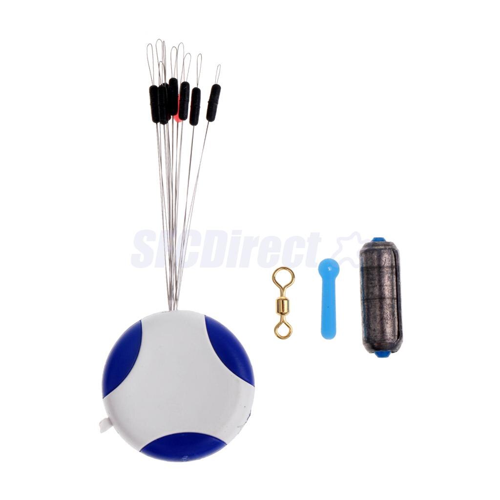 4 in 1 Fishing Tackle Tools - Fishing Space Beans Fishing Sheet Lead Float Seat and Swivels 5 Size Available