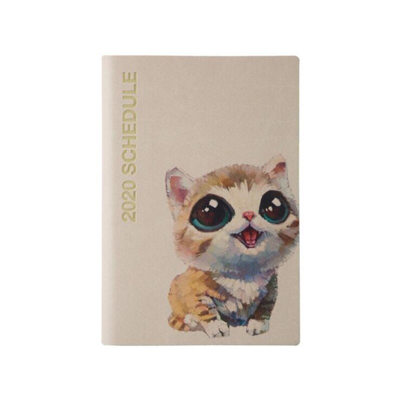 Kawaii Panda Note Book Planner A7 Schedule Efficiency Notebook Portable Notepad Super: B