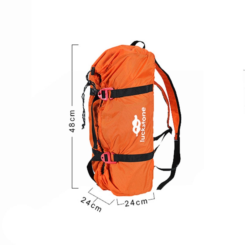 Outdoor Nylon Rock Climbing Rope Bags Lightweight Shouder Strap Ropes Storage Bag Portable Folding Waterproof Storage Pouch