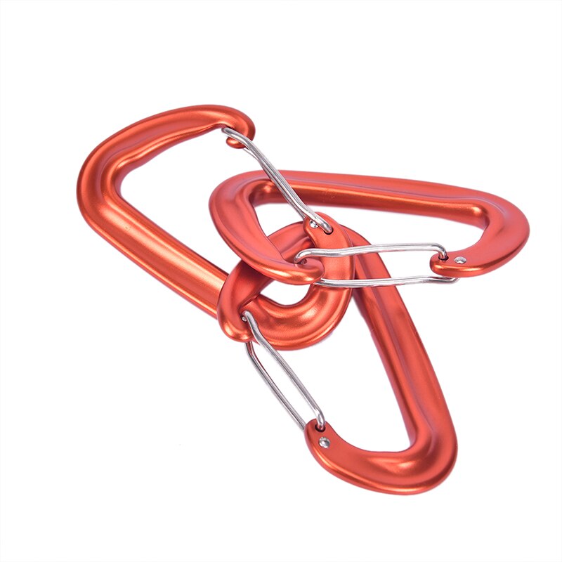 1PC Outdoor Climbing Snap Clip Lock Buckle Aluminum Alloy Carabiner Keychain Safety Balance Carabiner Clasp Camping Outdoor