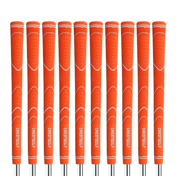 Crestgolf 8PC/Bag Mini Kids' Rubber Golf Grip Children Putter Grips 5 Colors Choice Golf Clubs Grips: orange