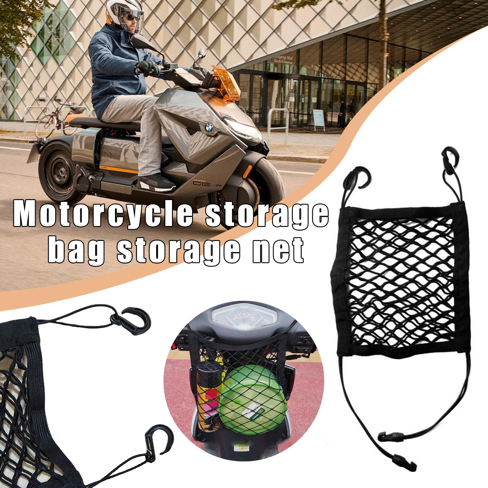 Motornetten Organizer Bagage-opslag Bagagenet Bagage Houd opslag Cargo Organizer Netto Haken Hold Bag Bike Scoot