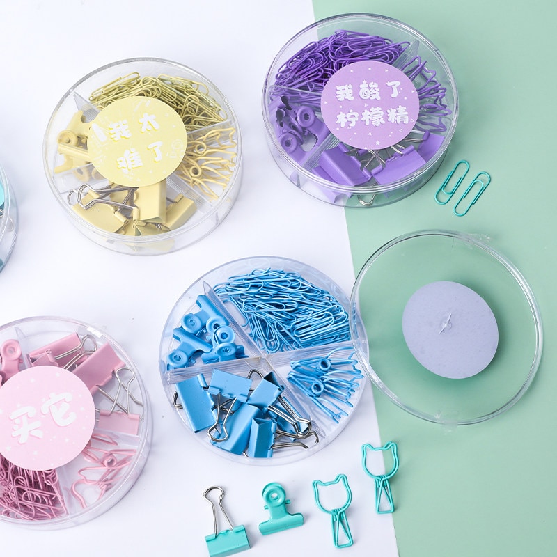 Office Metal Long Tail Clip Dovetail Clip Folder Bookmark Paper Ticket Clip Assorted Clamps Study Binder Clips Binding Supplies