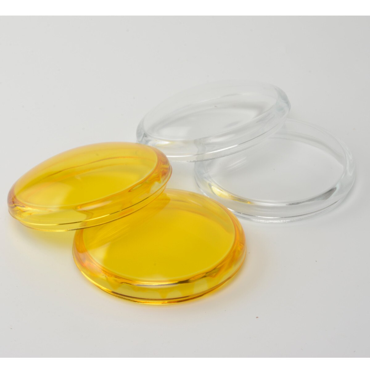 2 stuks 90 MM Auto Mistlamp Lamp Foglight Gehard Glas Cover Shade Cap Kappen Voor Renault Voor MITSUBISHI voor FORD