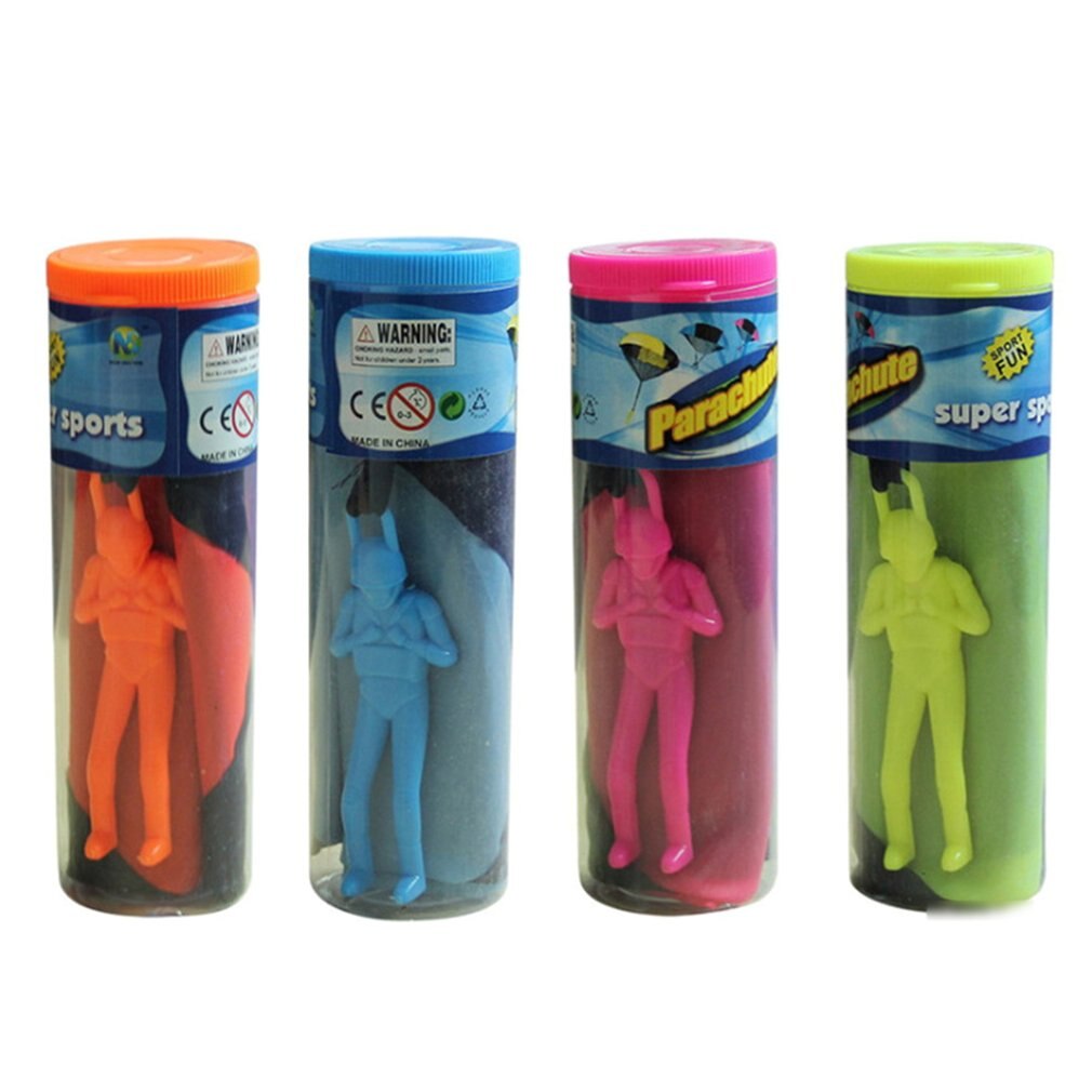 Creatieve Casual Soldier Hand Gooien Parachute Kinderen Educatief Speelgoed Outdoor Grote Hoogte Parachut Sport Parachute Spel