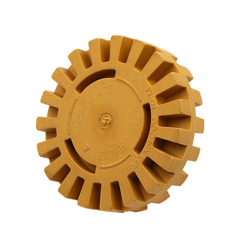 Car Glue Remover Sticker Film Remover Pinstripe Decal Eraser Rubber Disk Paint Cleaner Car Wash Cleaning Polish Auxiliary Tool