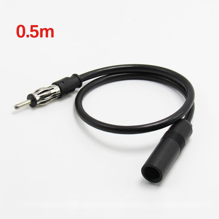 Cable de extensión de cobre puro para Radio FM, Conector de conexión Universal para reproductor de CD, DVD, 12V, 2m: Verde militar