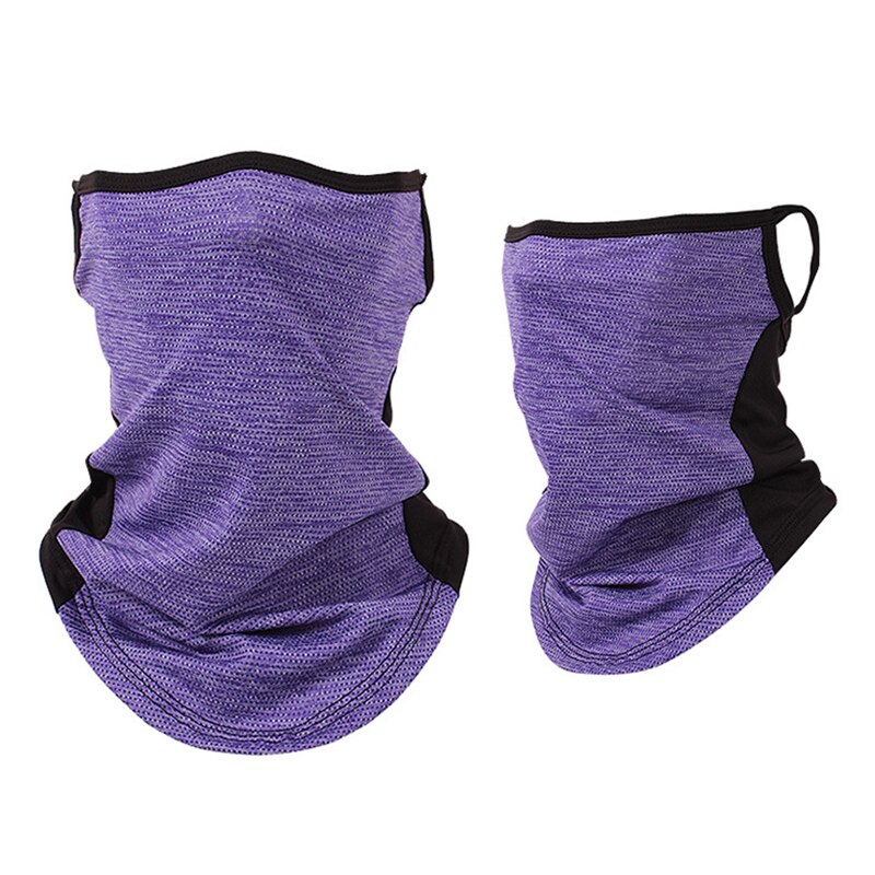Ice Silk Facial Protection Neck Windproof Gaiter Anti Fog Dust Proof Face Cover Headgear for Cycling Skiing Hiking PUZ77