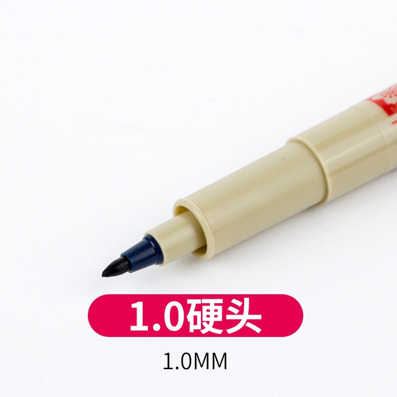 1 @#sort pigma micron markør pen vandtæt håndtegnet skitse nåle pen dawing liner fineliner tegneserie signatur pen: 1