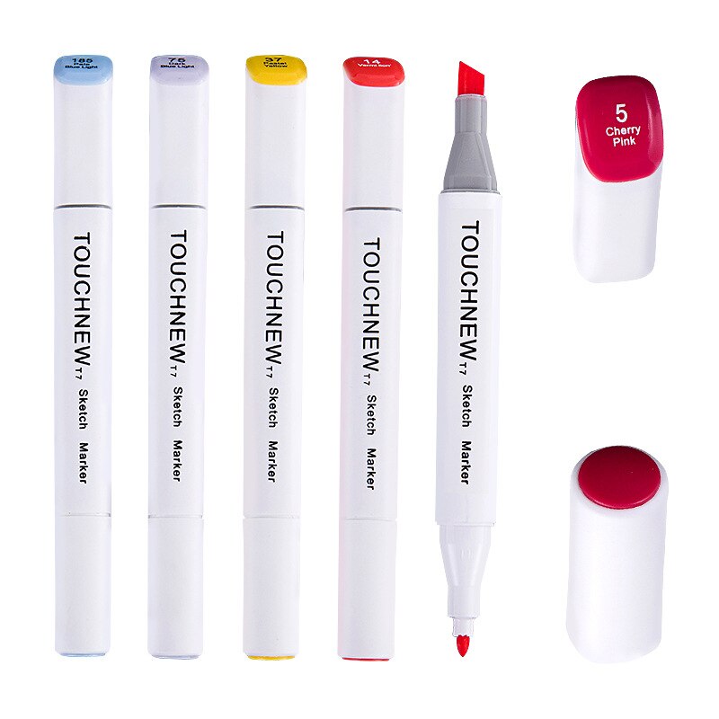 Optioneel Touchfive Schetsen Markers Dual Tips Olie Gebaseerd Professionele Art Marker Voor Tekening Manga Alcohol Aquarel Markers