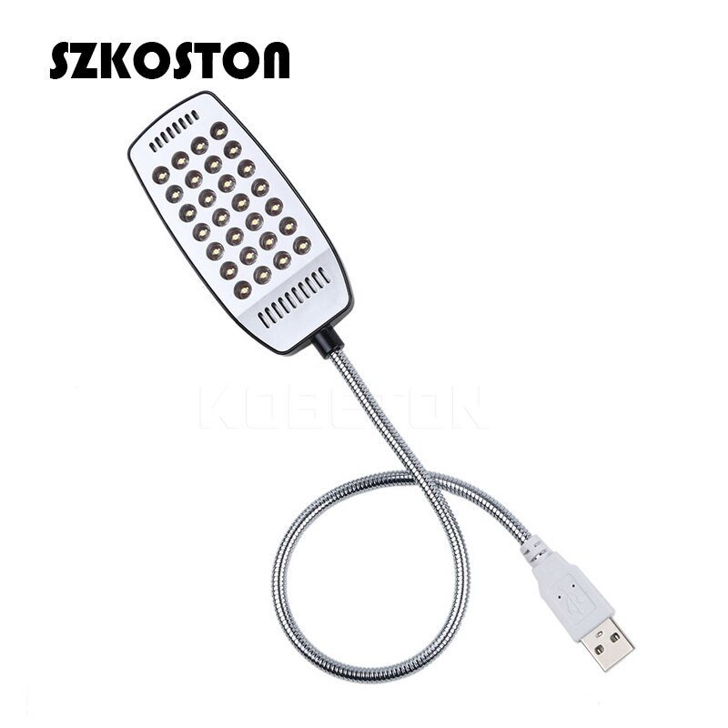 SZKOSTON Mini 28 LED USB Light Computer Lamp Flexible Bright Reading Lamp For Notebook Computer PC for students worker