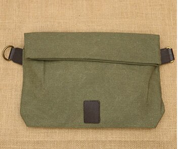 Mannen Canvas Messenger Bag Vintage heren Reistassen Merken Mannelijke Grote Capaciteit Schoudertassen voor Tiener: green