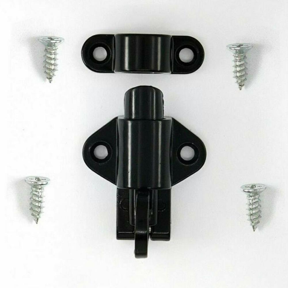 Aluminum Door Bolt Self-closing Automatic Latch Window Security Ceiling Lock Hatch Sprung Loft Latch H1I1 Attic Gate L7P9