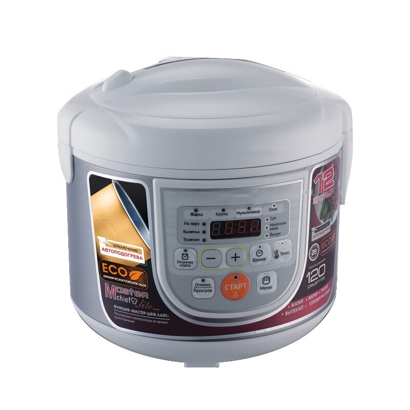 Autocuiseur électrique multifonction à pression Programmable, 6L, cuisson lente, antiadhésive, 900W, en acier inoxydable: WHITE / UK