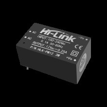 2pcs original Hi-Link ac dc 12v 3w mini power supply module 220v isolated switch mode transformer HLK-PM12